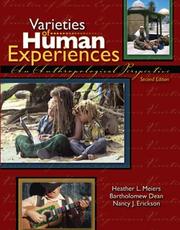 Cover of: Varieties of Human Experience | Nancy J. Erickson