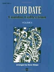 Cover of: Club Date Combo Collection (Club Date Combo Series) by Dave Wolpe, Dave Wolpe