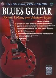 Cover of: The 21st Century Pro Method - Blues Guitar: Rural, Urban and Modern Styles