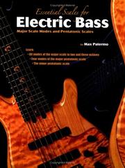 Cover of: Essential Scales for Electric Bass, Book One by Max Palermo