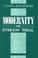 Cover of: Modernity on endless trial
