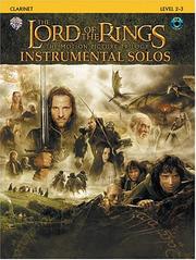 Cover of: Lord of the Rings Instrumental Solos: Clarinet (Book & CD)