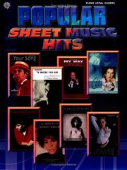 Cover of: Popular Sheet Music Hits