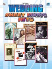 Cover of: Wedding Sheet Music Hits by Dan Coates