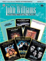 The Very Best of John Williams Instrumental Solos, Viola Edition (Book & CD)