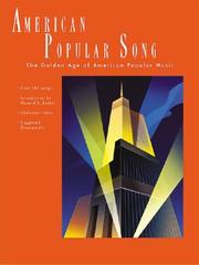 Cover of: American Popular Song