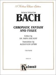 Cover of: Chromatic Fantasy and Fugue by Johann Sebastian Bach