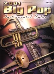 Cover of: 2001 Big Pop Instrumental Solos: Alto Saxophone (Big Pop Instrumental Solos)
