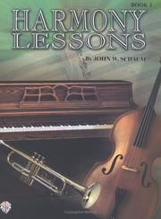 Cover of: Harmony Lessons: Book 1