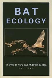 Cover of: Bat Ecology