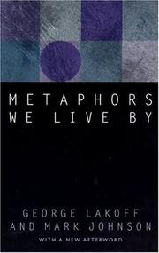 Cover of: Metaphors We Live By by George Lakoff