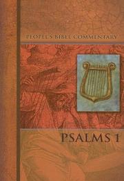 Cover of: Psalms I (People's Bible Commentary Series)