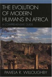 The Evolution of Modern Humans in Africa by Pamela R. Willoughby