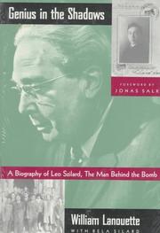 Cover of: Genius in the shadows: a biography of Leo Szilard : the man behind the bomb