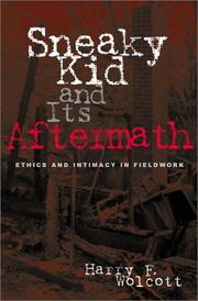 Sneaky Kid and Its Aftermath by Harry F. Wolcott