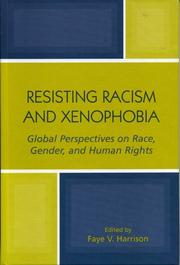 Cover of: Resisting Racism and Xenophobia by Faye V. Harrison