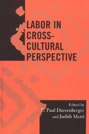 Cover of: Labor in cross-cultural perspective | Society for Economic Anthropology (U.S.). Meeting