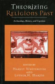 cover of Theorizing Religions Past