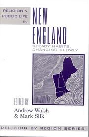 Cover of: Religion and public life in New England by edited by Andrew Walsh and Mark Silk.