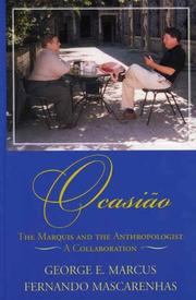 Cover of: Ocasiao: The Marquis And The Anthropologist, A Collaboration (Alterations Book Series)