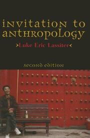 Cover of: Invitation to anthropology by Luke E. Lassiter