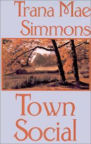 Cover of: Town Social by Trana Mae Simmons, Trana Mae Simmons