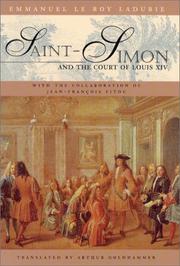Cover of: Saint-Simon and the court of Louis XIV