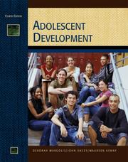 Cover of: Adolescent Development by John Dacey, Deborah Margolis, Maureen Kenny
