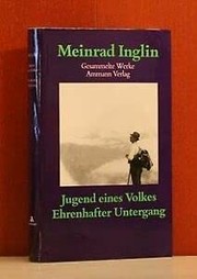 Cover of: Jugend eines Volkes by Meinrad Inglin