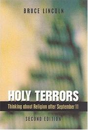 Cover of: Holy Terrors by Bruce Lincoln