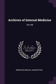 Cover of: Archives of Internal Medicine by American Medical Association