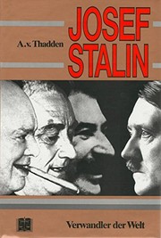 Cover of: Josef Stalin: Verwandler der Welt