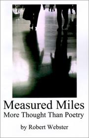 Cover of: Measured Miles: More Thought Than Poetry