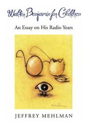 Cover of: Walter Benjamin for children: an essay on his radio years