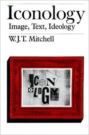 Cover of: Iconology by W. J. T. Mitchell