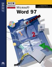 Cover of: New Perspectives on Microsoft Word 97 -- Brief