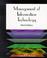 Cover of: Management of Information Technology