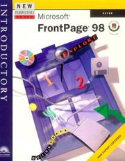 Cover of: New Perspectives on Microsoft FrontPage 98 -- Introductory