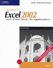 Cover of: New Perspectives on Microsoft Excel 2002 with Visual Basic for Applications, Advanced