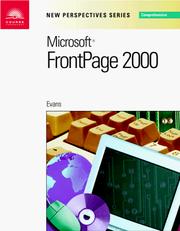 New perspectives on Microsoft FrontPage 2000 by Jessica Evans, Roger Hayen