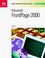 Cover of: New Perspectives on Microsoft FrontPage 2000, Comprehensive (New Perspectives (Paperback Course Technology))