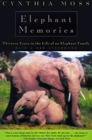 Elephant memories by Cynthia Moss