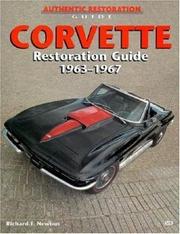 Cover of: Corvette restoration guide, 1963-1967 by Richard Newton