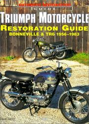 Cover of: Triumph motorcycle restoration guide by David Gaylin