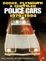 Cover of: Dodge, Plymouth & Chrysler police cars, 1979-1994 by Edwin J. Sanow