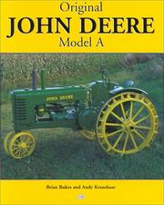 Cover of: Original John Deere Model A by Brian Rukes, Andy Kraushaar