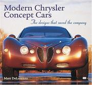 Cover of: Modern Chrysler Concept Cars by Matt DeLorenzo