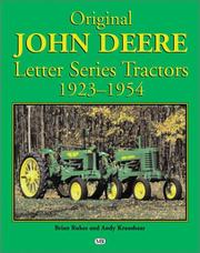 Cover of: Original John Deere Letter Series Tractors, 1923-1954 (Original Series)