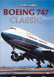 Cover of: Boeing 747 Classic (Airliner Color History) by Peter Gilchrist