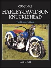 Cover of: Original Harley-Davidson Knucklehead (Original Series)